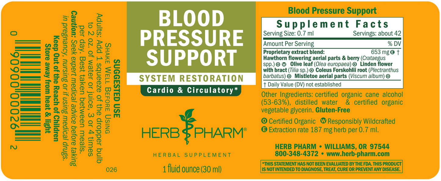 Blood Pressure Support