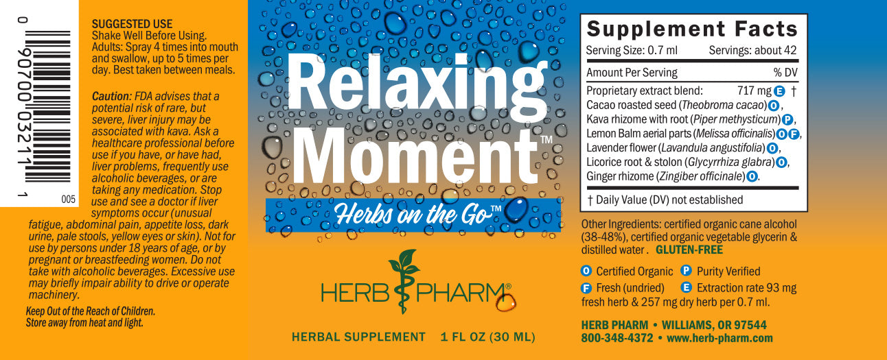 Herbs on the Go: Relaxing Moment™